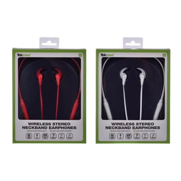 Tekmee Wireless Stereo Neckband Earphones
