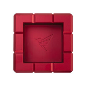 Colibri Heritage Κυβικό Τασάκι για 4 Πούρα Κόκκινο AT125T2