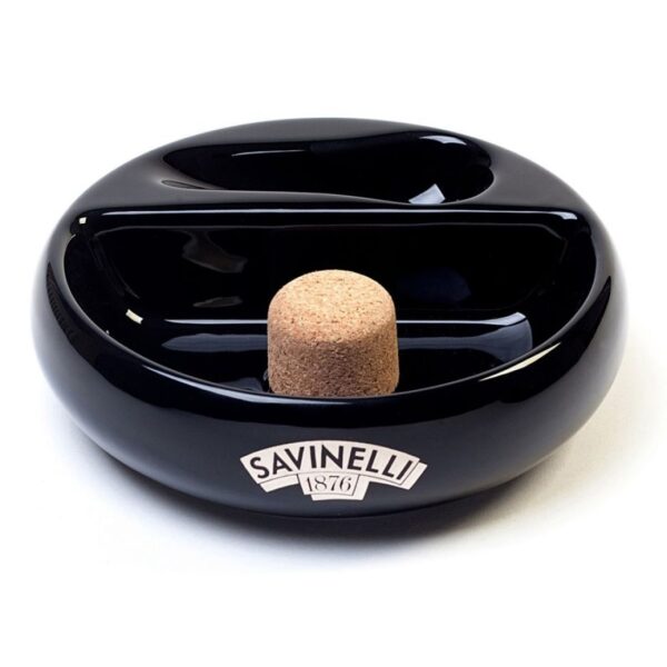Savinelli τασάκι πίπας μια θήκη μαύρο - Κεραμικό