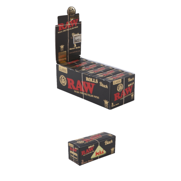 Raw Black Rolls King Size