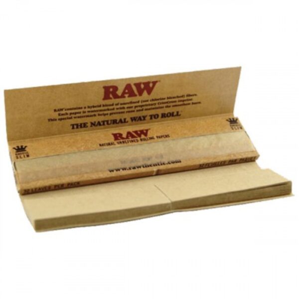 Raw King Size Slim με τζιβάνα 24τμχ