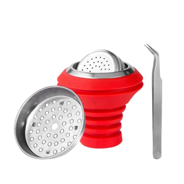 Sheecool 360 Μπολ Σιλικόνης Ναργιλέ Red