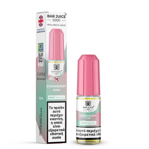 Bar Juice 5000 Strawberry Kiwi 10ml 10mg Nic Salts