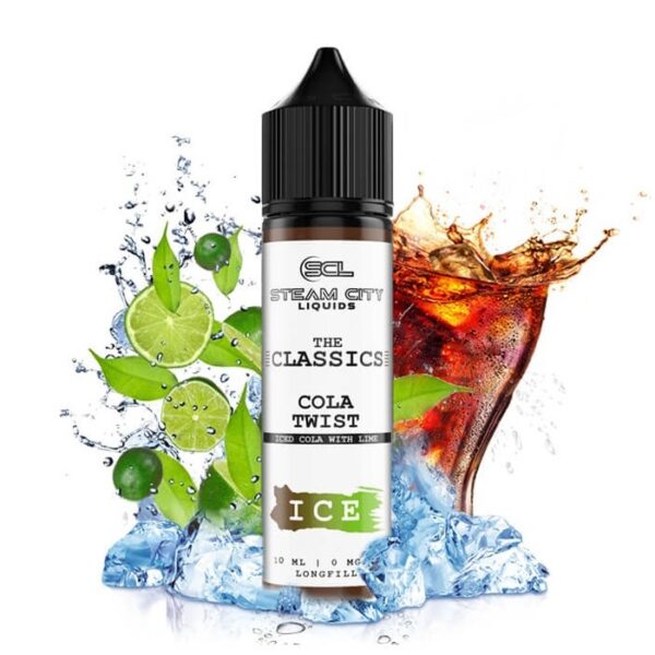 Steam City The Classics Cola Twist Ice Flavour Shot 10/60ml