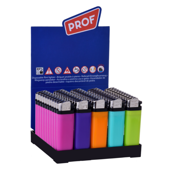 Prof Aναπτήρας Trendy Colors Flint 40009492 50τμχ