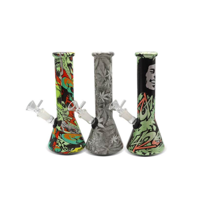 nirvana-glass-bong-mix-desin-22cm